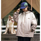 Unisex Jacket Casual Hooded Coat Men's and Women's Same Shell Jacket Jacket